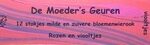 Rozen en viooltjes 12 korte stokjes