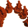 Terracotta Ganesh muzikantjes, groot (orkest)