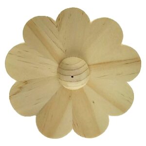 Nootmuskaathout bloem wierookhouder