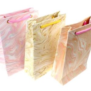 Lucky Bag klein gemarmerde stof