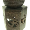 Aromalamp gekerfd met Ohm teken