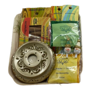 Kerstcadeau - wierookgeuren en -houder (gespoten)