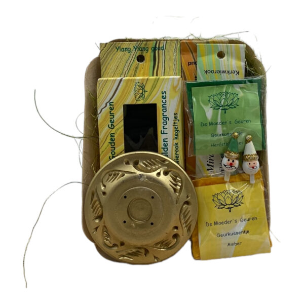Kerstcadeau - wierookgeuren en -houder (gespoten) - Afbeelding 2