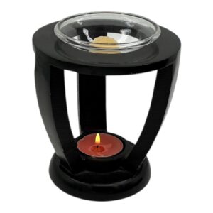 Aromalamp - drie pilaren (zwart)