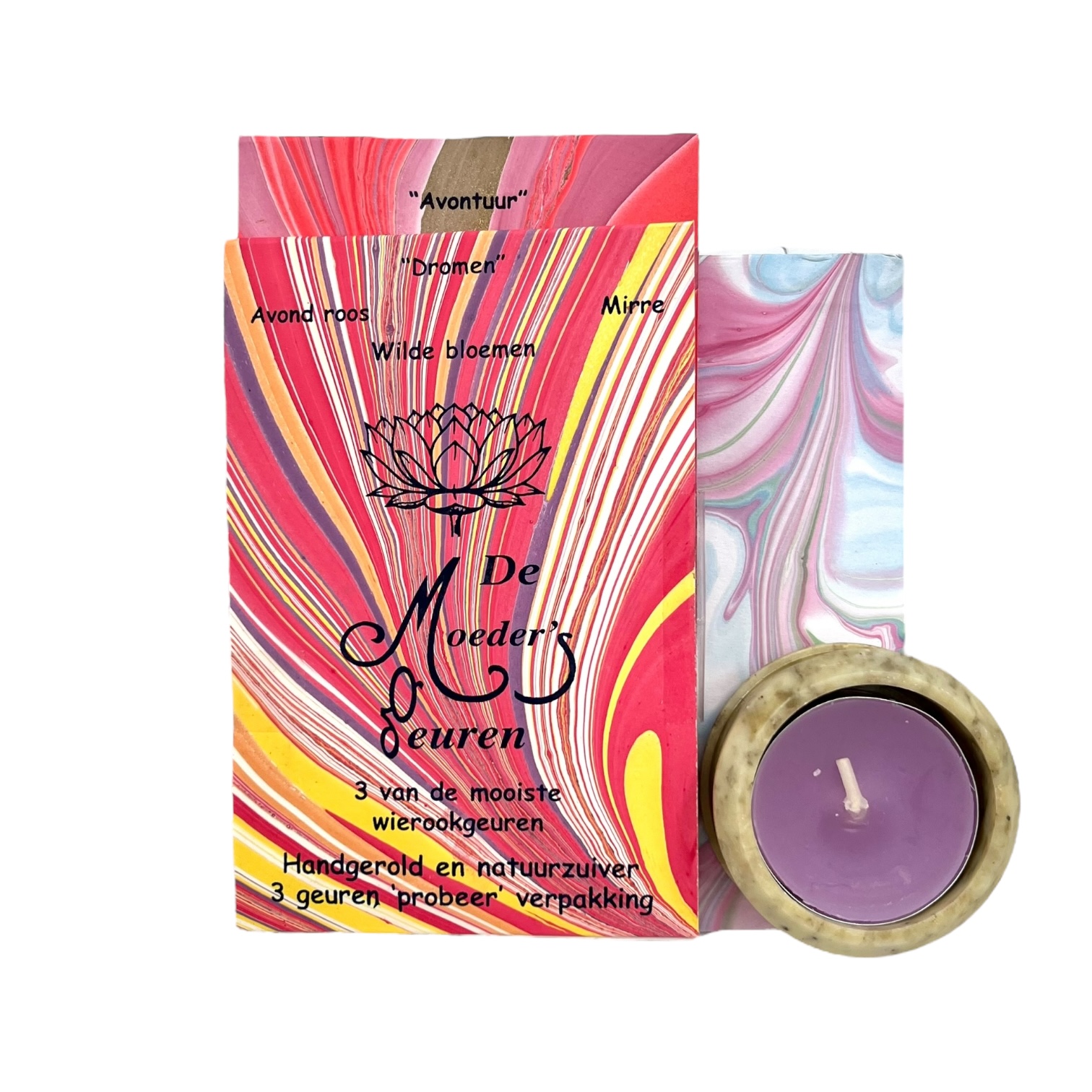 Cadeauverpakking dromenvanger (roze/paars) - Afbeelding 2