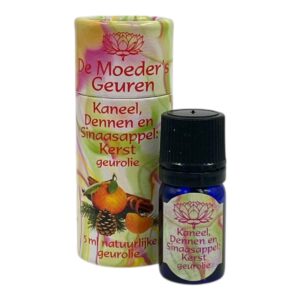 Kaneel, Dennen en Sinaasappel - KERST geurolie, 5 ml