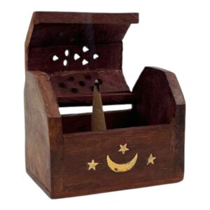 Houten kegeldoosje klein