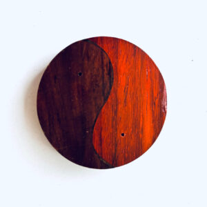 Wierookhouder Yin Yang Rozenhout/padakhout