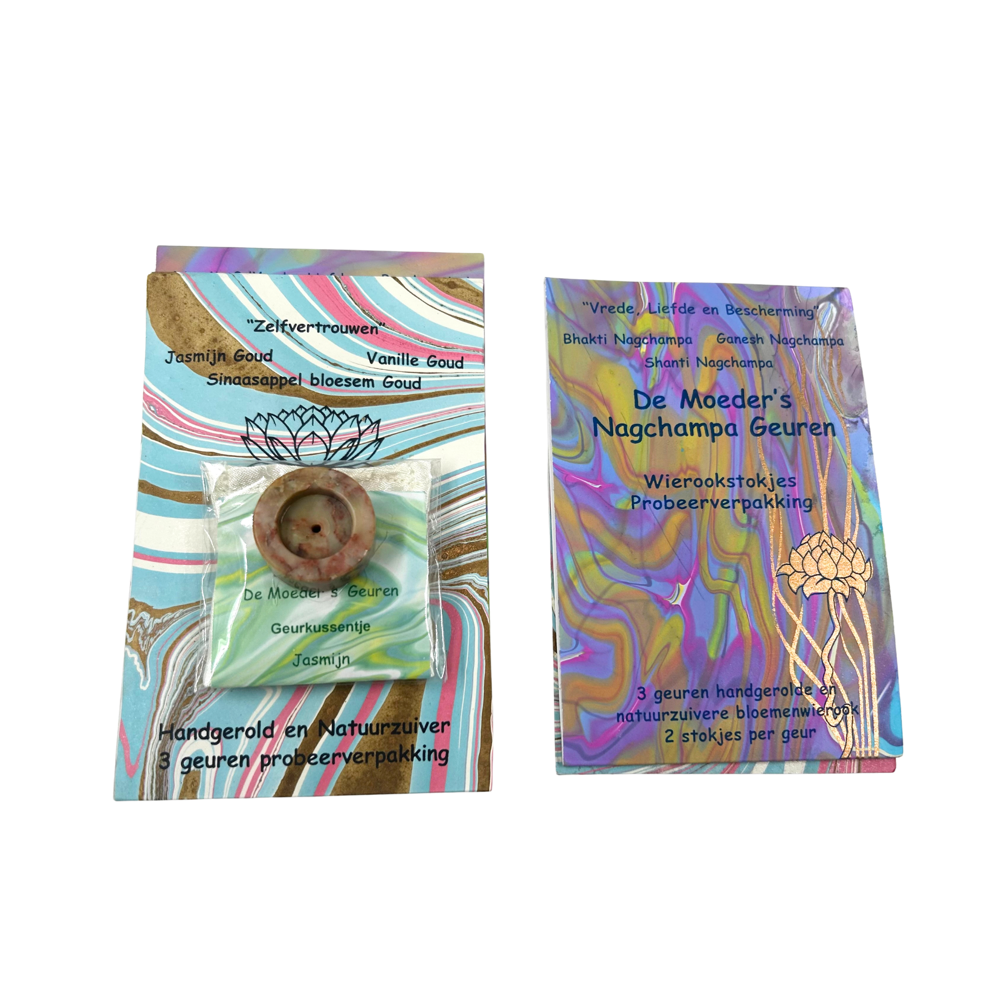 Cadeauverpakking 2 probeerpakjes + gs + houdertje